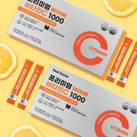 (Real Doctor) Real Doctor Premium Vitamin C 1000 200 packets (400 days supply) Powder Vitamin C / (리얼 닥터)리얼닥터 프리미엄 비타민C 1000 200포 2개 (400일분) 분말 비타민C