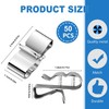 altivox 304 Stainless Steel Trailer Wire Clips 50 Pcs, Solar