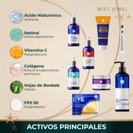 Mist Jewel Kit Facial Edición Limitada Regalos Skincare 7pcs