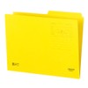 Kokuyo A4-2F-2Y 1/2 Cut Folder, Second Heading, A4, Yellow
