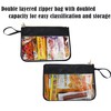 HYOOG Makeup Bag,Letter Clear Makeup Bag Letter Patch Cosmetic Bag,Toiletry