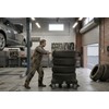 Adjustable Tire Dolly 500lb Capacity Rolling Storage Rack for Garage