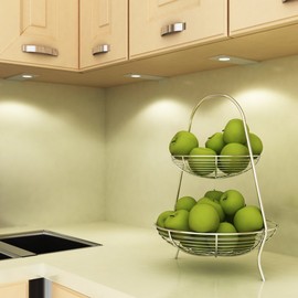 kalb Material für Möbel LED Kitchen Light, Under-Unit Light, Surface-Mounted Light, Kitchen Lamp, Under-Unit Spotlight Set, Selection: Set of 3, Neutral White