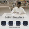 Productivity Timer Flip Gravity Sensor Cube Timer Countdown & Countup,Mute