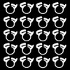 Quickun 3/8" Heavy Duty Double Snap Grip Nylon Hose Clamps