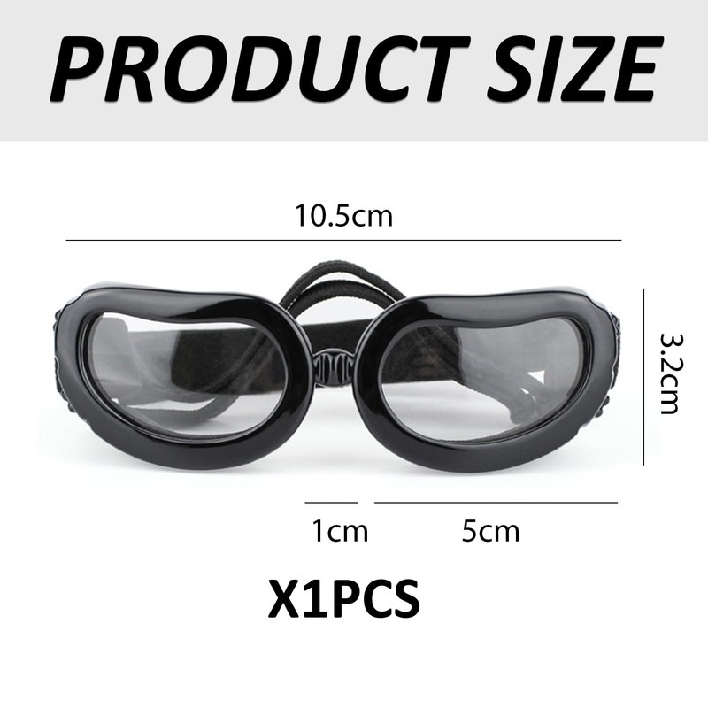 1 Piece Puppy Windscreen, Outdoor Sunscreen Glasses, Pet Supplies, Elastic