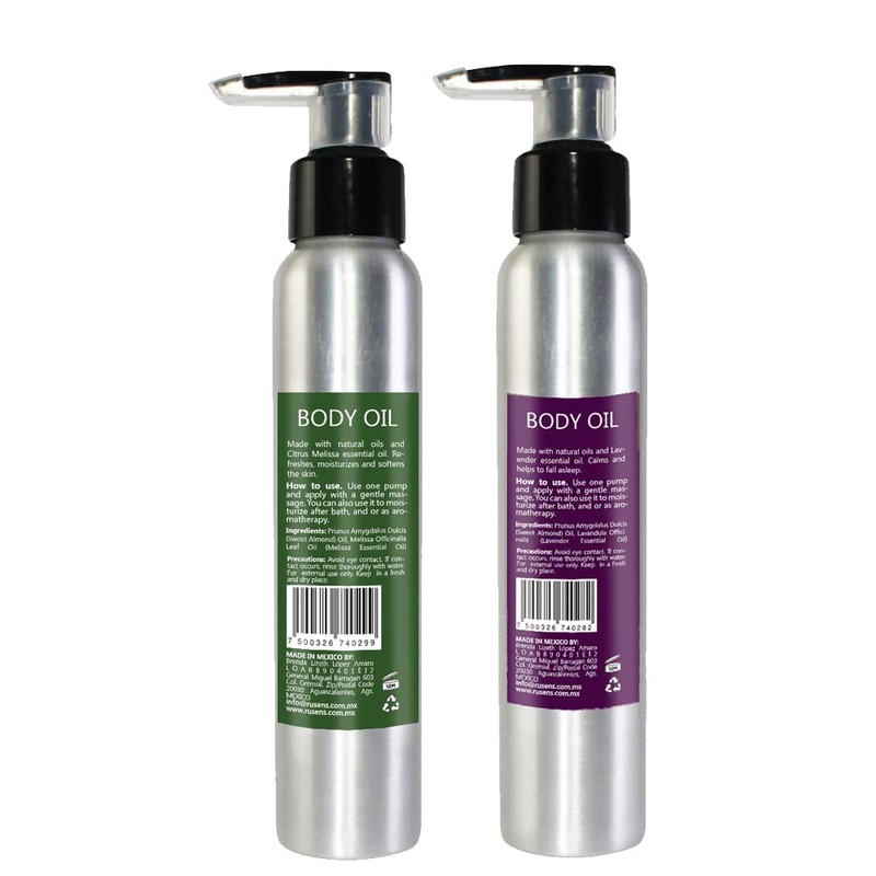 Rusens - Kit de Aceites para Masaje Antiestrés con Aceite