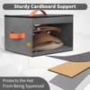 kushon Upgraded Hat Storage Box for Women & Men,Closet Hat