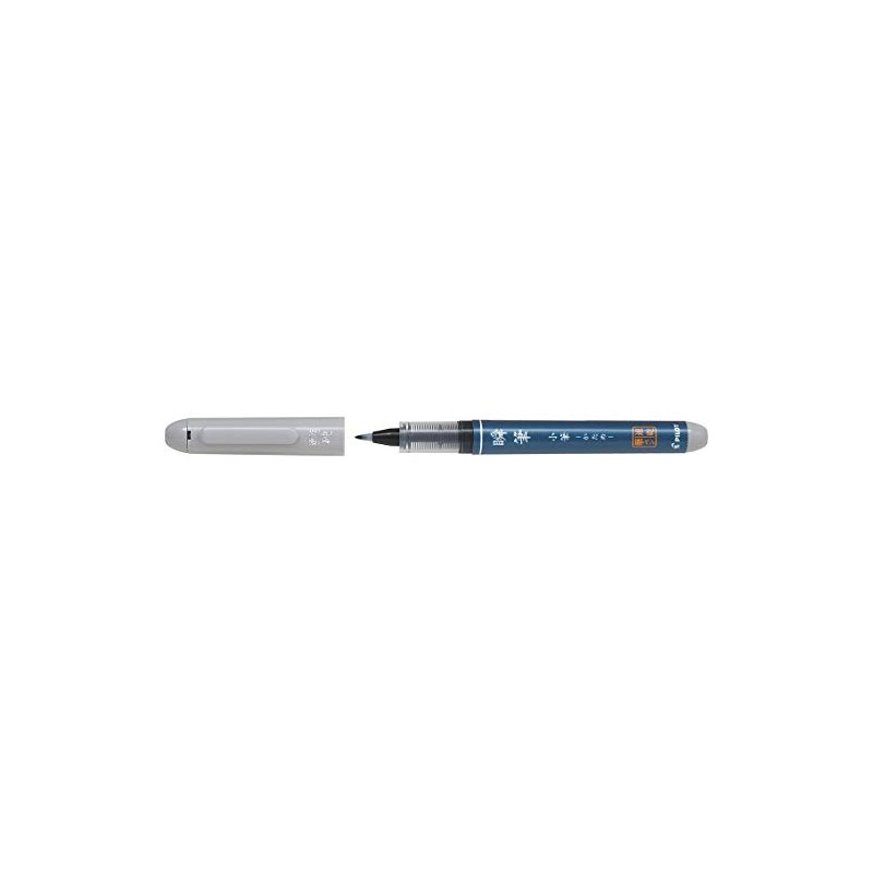 Pilot Fude Brush Pen, Shunpitsu Kofude Hard Gray Ink, SVS-30KK-UB