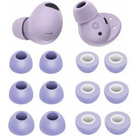 ALXCD Foam Eartips Compatible with Galaxy Buds 2 Pro SM-R510 Earbuds, S/M/L 3 Sizes 6 Pairs Soft Memory Foam Earbuds Tips Ear Tips, Compatible with Galaxy Buds 2 Pro SM-R510 Purple 6 Pairs