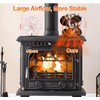VODA Wood Stove Fan Heat Powered Fireplace Fan No Electric,