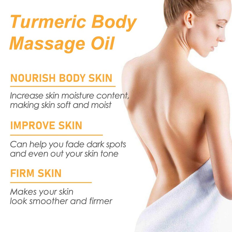 ARCHIDATE Anti-Aging Turmeric Body Oil for Smooth Skin