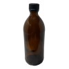 Meliars Frasco Ámbar 500 Ml Con Taparosca Seguridad R28 (60