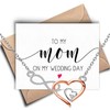 BEKECH To My Mother Necklace Mother Gift Wedding Jewelry Appreciation