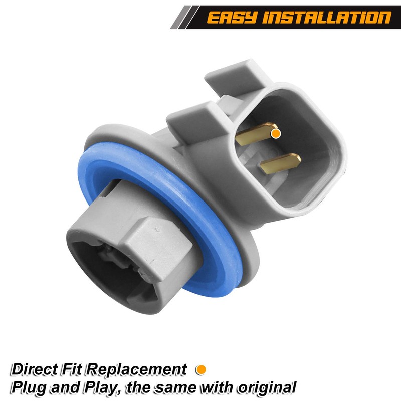 NDRUSH License Plate Light Sockets Wiring Harness Plug Connectors Replacement