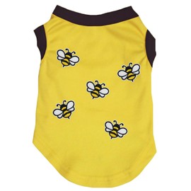 Petitebella Group of Little Bees - Camisa para perro (amarillo/negro, grande)