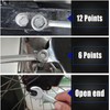 10 Pcs Mini Wrench Set Metric, 4mm-11mm Open End and