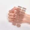 Pegatinas Autoadhesivas para Uñas, 128 Pcs de Tiras de Uñas