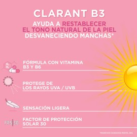 Crema Facial Pond's Clarant B3 Con Protección Solar, De 200g