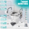 Raised Toilet Seat with Handles – Toilet Riser for Seniors