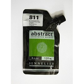 Sennelier Abstract Innovative Acrylic Artist Paint Pouch 120ml (811 Permanent Green Light)