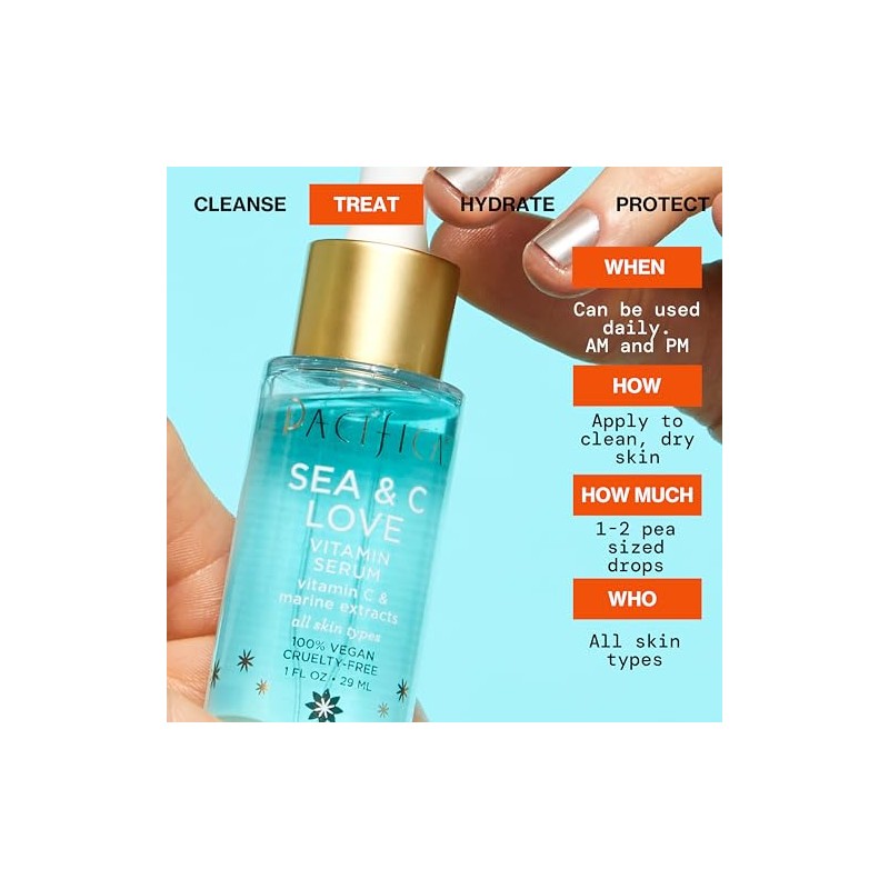 Pacifica Sea & c love vitamin serum, 1 Fl Ounce