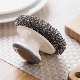 STOBAZA Kitchen Scrub Brush for Dishes Wire Design Powerful Cleaning Action for Pots Pans and Kitchen Appliances Resistant and -Resistant Cleaning Tool