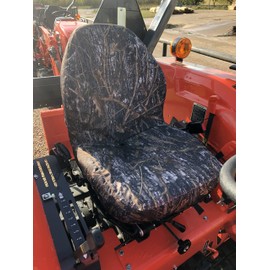 Durafit Seat Covers for Kubota Tractors MX4800, MX5000, MX5200, MX5400, MX5800, M5660 SUH/SUHD, Z221R, Z231 Mower and Zero Turn Mower T2090/T2290 Ride on Mowers