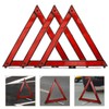 iplusmile Emergency Triangles 3 Pack Reflective Warning Triangle for Car