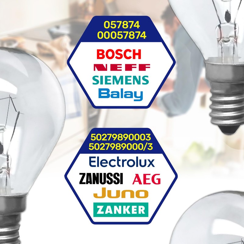 Bulb E14 for Oven 230V 40W 300°C with Original Code
