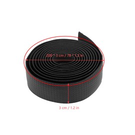 Bike Handlebar Tape, Carbon Fiber Cycling Handle Bar Wrap Handle Grip Tape for Mountain Road Bike(black) Musicalinstrumenttoy Bicycles And Spare Parts