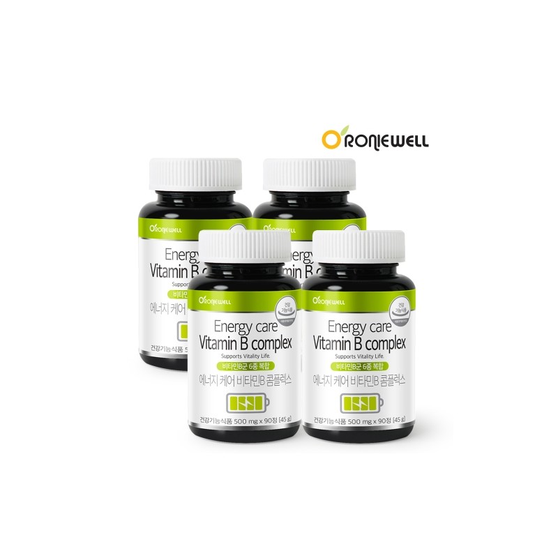 Ronywell Energy Care Vitamin B Complex 500mg x 90 Tablets