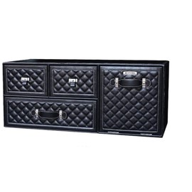 Organizador para Asiento Trasero Caja De Almacenamiento De Maletero De Coche Multifuncional Caja De Almacenamiento De Cuero Diseño Acanalado Fácil De 