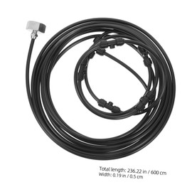 VICASKY 1 Set Outdoor Misting Fan Kit of Mist Fan for Patio Cooling for Outside Compatible with Garden Connectors for Outdoor Cooling