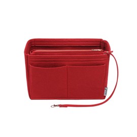 Himai Purse Organizer Insert, Bag Organizer,Perfect for Speedy Neverfull and More, 5 Size (Large, Red)