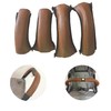 Set of 4 Pushchair Handle Covers Made of PU Leather