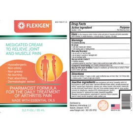 Flexigen | Topical Cream | 3.2 oz | 2 Pack | Natural Cream with Frankincense | Essential Oils & Menthol | for Soreness, Stiffness, Back & Muscle Aches, & Joint Pain | Sports Recovery Cream