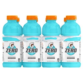 Gatorade Zero Sugar Thirst Quencher Sports Drink, Glacier Freeze, 20 Ounce Bottles (Pack of 8)