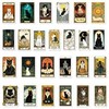 Tarot Stickers for Water Bottle,50 PCS Tarot Cat Nordic Style