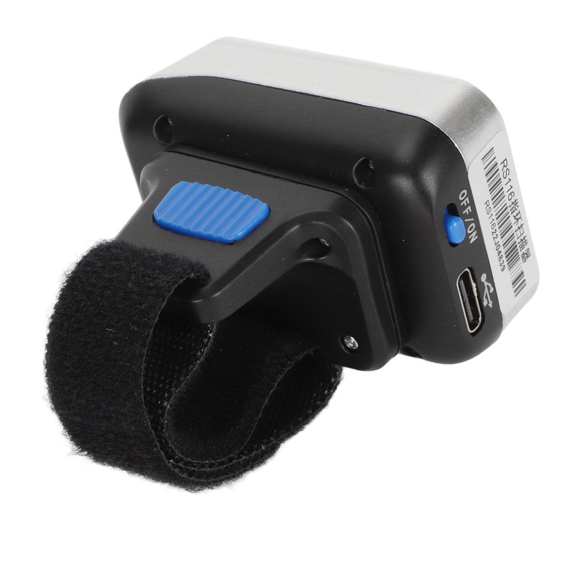 1D Bluetooth Wearable Ring Barcode Scanner 270 Degree Rotation 3