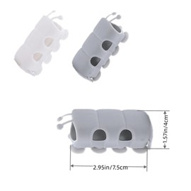 XIXILINRUIYUN 2 Pack Punch-Free Shower Holder Silicone Suction Wall Mounted Bracket Shower Head Bracket Shower Accessories