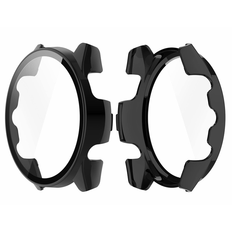 SHEAWA Garmin Forerunner 265 Case Cover PC+ Tempered Glass Film