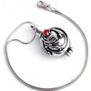PSL Elena Gilbert Vervain Antique Silver Tone Crystal Pendant Necklace