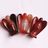 Bacatgem Natural Carnelian Healing Crystal Prayer Guardian Angel Statue,2 Inchs