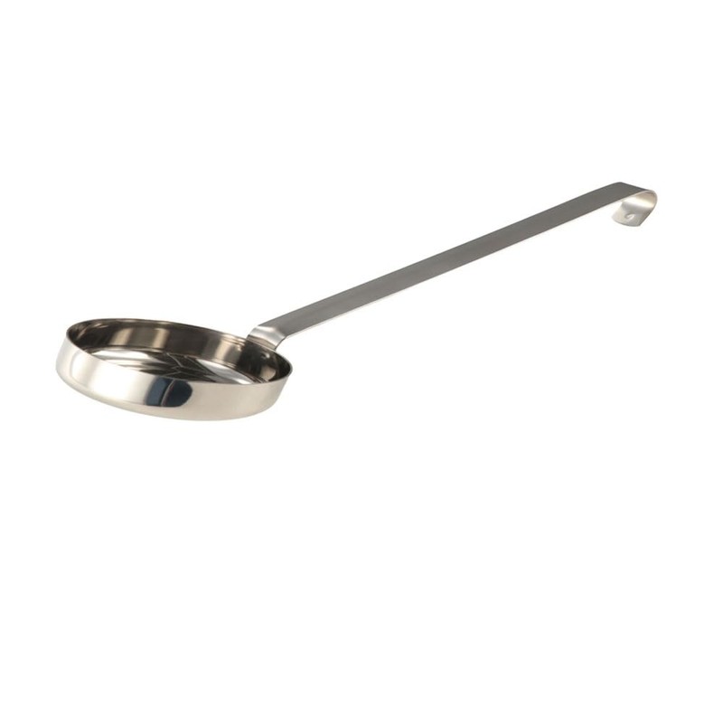 Pizza Sauce Spoon,Portion Control Ladle,Stainless Steel Pizza Sauce Spoon Soup