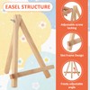 LISHINE 20 Pcs Wood Easel 9 Inch Easel Stand for