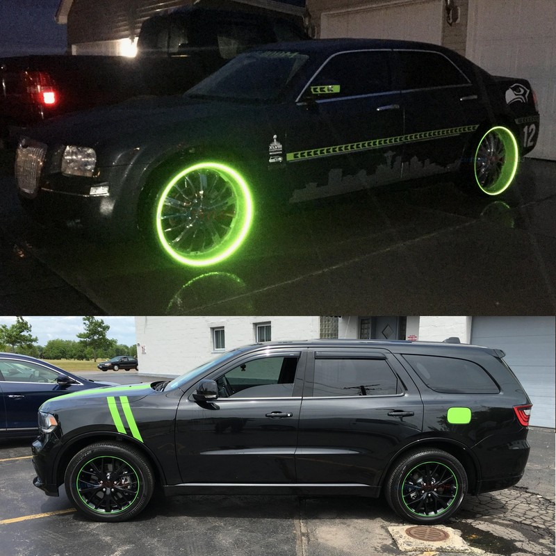 customTAYLOR33 Special Edition Lime Green High Intensity Grade Reflective Copyrighted