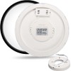 LED Flush Mount Ceiling Light Fixture, 9inch Modern Black Light,