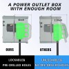 Unbranded RV Lockable Power Outlet Box 30Amp Outdoor Camper RV