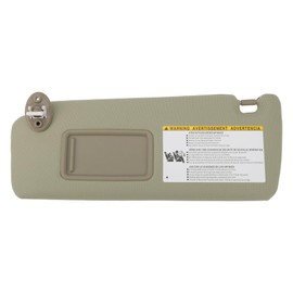 TUCKBOLD Left Driver Side Car Sun Visor with Mirror for Toyota 4Runner 2010-2023 Practical No.74320-35A91-E1 Sun Visor Assembly Beige 1 Pcs